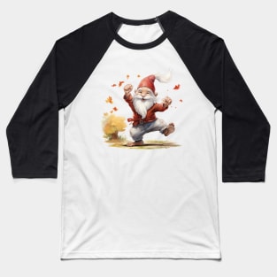 Autumn Happy Gnome #2 Baseball T-Shirt